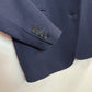 Theory Blazer Navy Blue Wool Blend Two Button Suit Coat Tailored 6