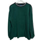 Vintage 90s Wear First Fleece Crewneck Pullover Sweatshirt Green Medium