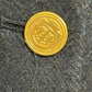 Talbots Aberdeen Blazer Jacket Navy Blue Wool Blend Gold Buttons 12