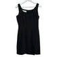Vintage 90s Hugo Buscati Silk Black Dress Mini Tank Sleeveless