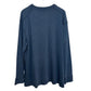 Retro 90s Style Method Double Layered Long Sleeve T-Shirt Navy Blue XL