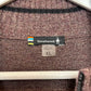 Smartwool Sparwood Half Zip Sweater Heather Brown Merino Wool Blend XL