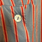Tuckernuck Pomander Place Striped Lara Dress Shirt Midi Blue Red Cotton Small