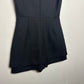 Maje Irisa Romper Black Sleeveless Playsuit Pinafore V Neck Jumper 38 Medium
