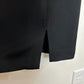 Vintage 90s Hugo Buscati Silk Black Dress Mini Tank Sleeveless