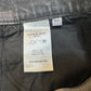 NWT Joe's Jeans Denim Skirt Anastasia Button Fly Grey Charcoal Mini 25