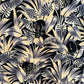 Short Sleeve Button Down Collared Shirt Tropical Print Elephants Cotton Large