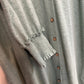 Free People Beach Promenade Mini Dress Green Seaglass Long Sleeve Button Down Large