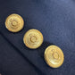 Vintage Brooks Brothers Navy Blue Blazer Single Button Wool 10