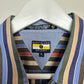 Retro Navigare Sport Bold Striped Colorful Long Sleeve Dress Shirt Button Down XL