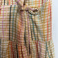 Ace & Jig Willa Dress Dulce Dress Maxi Rainbow Plaid Cotton Medium