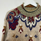 Vintage 90s Lizsport Liz Claiborne Sweater Rollneck Neutral Earth Tones Small