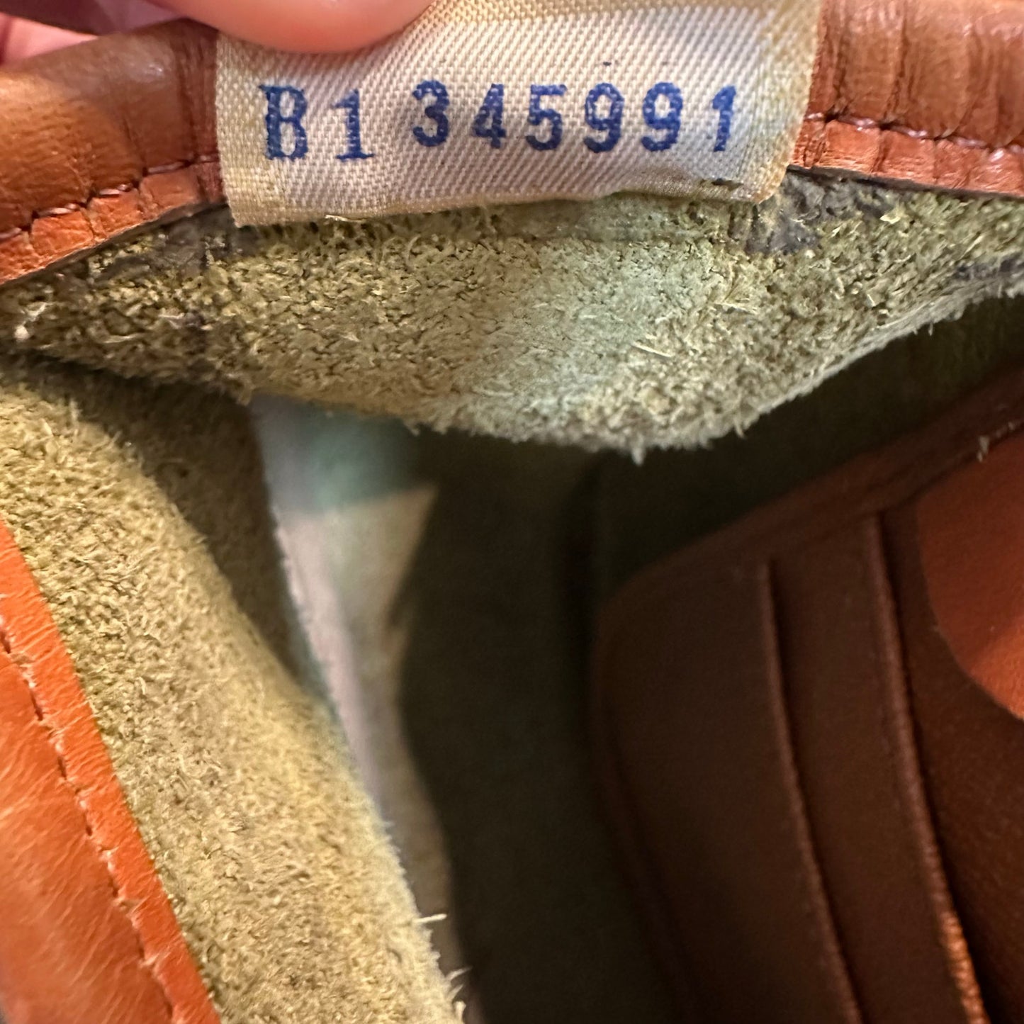 Vintage Dooney and Bourke Horseshoe Bag Crossbody Green All Weather Leather