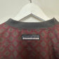 Vintage 90s Forrester's Pullover Windbreaker Golf Maroon Printed Large