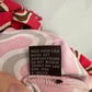 J. McLaughlin Lila Shirt Collar Wrap Dress Pink Brown Geometric Pattern Small