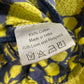 La Plage Mini Skirt Smocked Tiered Cotton Navy Blue Bird Floral XS