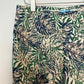 J. McLaughlin Margot Pants Botanical Tapestry Jacquard Green Blue Trouser 10