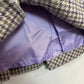 Brooks Brothers Wool Box Pleated Skirt Houndstooth Buckle Purple Preppy Tweed 6