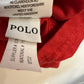 Polo Ralph Lauren Jersey Hooded Shirt Long Sleeve Pullover Hoodie Red Cotton XL