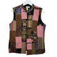 Vintage 90s Coldwater Creek Tapestry Vest Patchwork Small