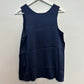 New With Tags Quince 100% Washable Silk Tank Pajama Set indigo Blue Small