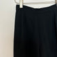 Vintage 90s Valentino Miss V Black Trouser Pants Pleat Front High Rise Straight Leg 8