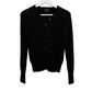 J. Crew Collection Italian Cashmere Cardigan Sweater Black Small