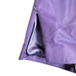 Vintage Y2K Pelle Studio Wilsons Purple Lilac Lavender Leather Skirt 10
