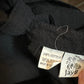 Jayli Wrap Skirt Black Embroidered Flowers Ruffled Midi Tie Waist