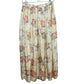 Vintage 80s Components by Susan Bristol Floral Midi Skirt Pleated Made in the USA 8