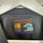 Vintage 90s Forrester's Pullover Windbreaker Golf Maroon Printed Large