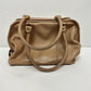 Vintage 80s Coach Soft Satchel Doctor Bag Taupe Beige Leather Made in the USA 4055