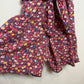 Vintage 90s Liz Sport Floral Romper Pink Rayon Medium
