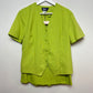 Vintage Lilly Sports Lime Green Skirt Set Skort and Matching Top Medium Petite