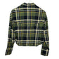 Rag & Bone Iris Plaid Flannel Shirt Black Green Collared Button Up XS