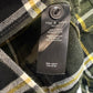 Rag & Bone Iris Plaid Flannel Shirt Black Green Collared Button Up XS