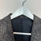 Vintage Elizabeth Wesley Blazer Boy Friend Black Patterned Single Button 8