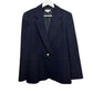 Vintage Brooks Brothers Navy Blue Blazer Single Button Wool 10