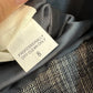 Vintage Elizabeth Wesley Blazer Boy Friend Black Patterned Single Button 8
