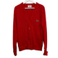 Vintage 80s Campus LeTigre Red Cardigan Sweater Made in the USA Large