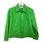 St. John Sport by Marie Gray Green Jacket Made in the USA Small Petite