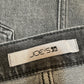 NWT Joe's Jeans Denim Skirt Anastasia Button Fly Grey Charcoal Mini 25