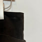 Akris Punto Suede Leather Skirt A Line Switzerland Brown Grey Slits 10