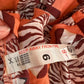 Anthropologie The Shelbie Tiered Mini Dress Coral Seashells Ammonite XSP