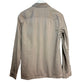 AllSaints Firebase Long Sleeve Shirt Military Overshirt Button Up Collared Sand Khaki Small