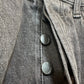 NWT Joe's Jeans Denim Skirt Anastasia Button Fly Grey Charcoal Mini 25