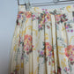 Vintage 80s Components by Susan Bristol Floral Midi Skirt Pleated Made in the USA 8