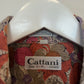 Vintage 80s 90s Cattani Uomo Short Sleeve Button Down Collared Shirt Abstract Floral Pattern Cotton