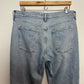 Agolde Merrel Jeans Mid Rise Straight Slim Raw Edge Hem 30