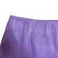Vintage Y2K Pelle Studio Wilsons Purple Lilac Lavender Leather Skirt 10